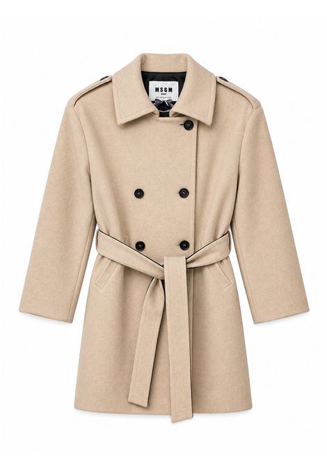 Cappotto doppiopetto MSGM KIDS | F6MSJGCO110MS030